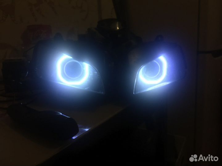 Линзы в фары 2.5 дюйма комплект 2 шт