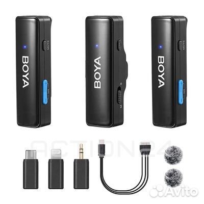 Беспроводной петличный микрофон Boya Boyalink A2