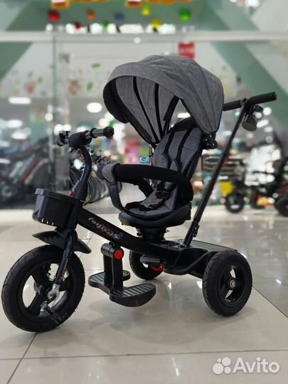 Детский велосипед с надувными резиновыми колесами