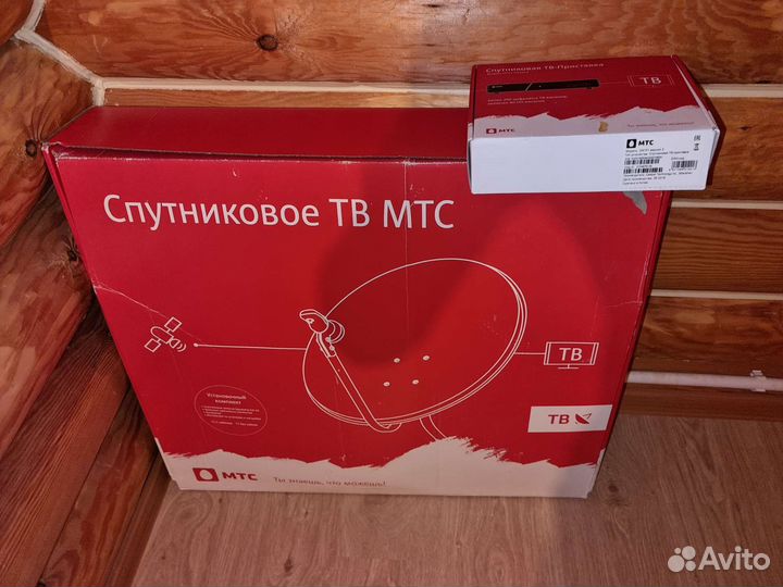 Спутниковая тарелка МТС + приставка