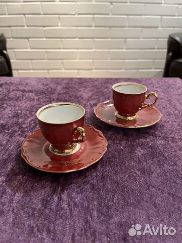 Две кофейные пары Bareuther Bavaria