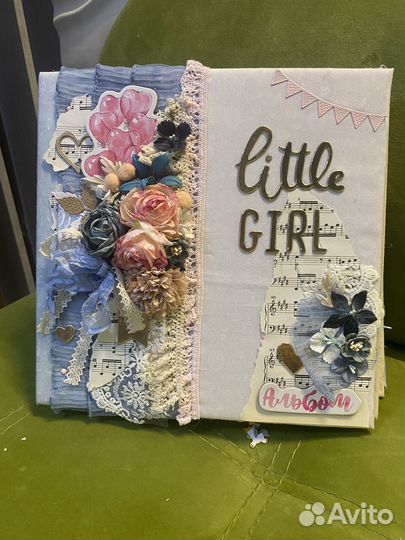 Фотоальбом ручной работы для девочки на заказ