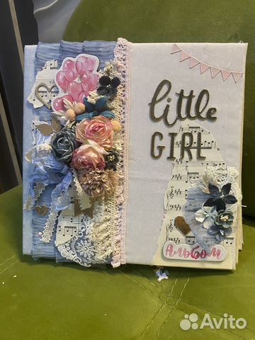 Фотоальбом ручной работы для девочки на заказ