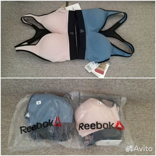 Спортивный бюст-топ-бра Reebok. Новый - Оригинал