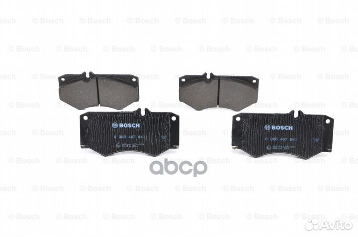 0 986 467 841 колодки дисковые п. MB 207D-510