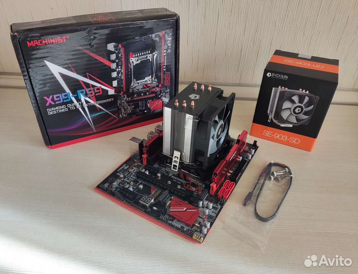 Комплект 24 потока, intel E5-2650v4+ плата X99 RS9