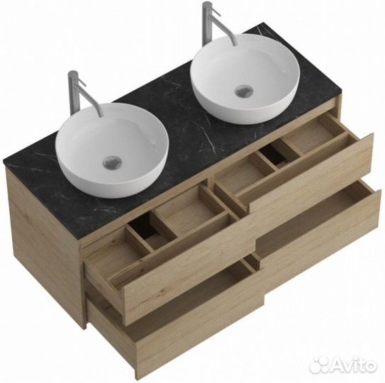 Мебель для ванной BelBagno Kraft-1200-4C-KEP-120-2-MNO Rovere Nebrasca Nature