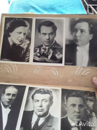 Карточки артистов СССР и зарубежных киноактеров