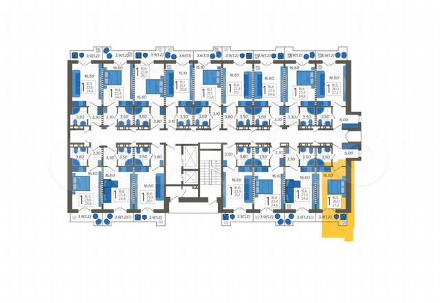 Апартаменты-студия, 27,2 м², 5/12 эт.