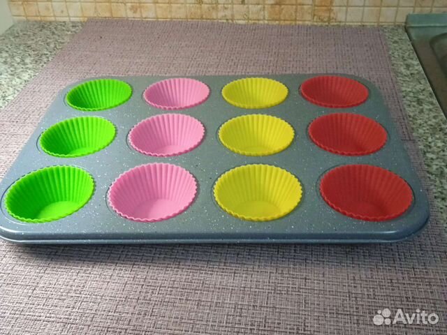Форма для выпечки кексов, капкейков, маффинов