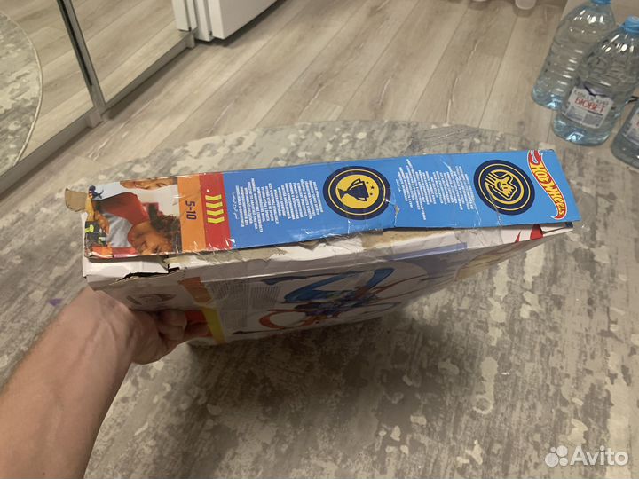 Автотрек hot wheels перекрестное столкновение