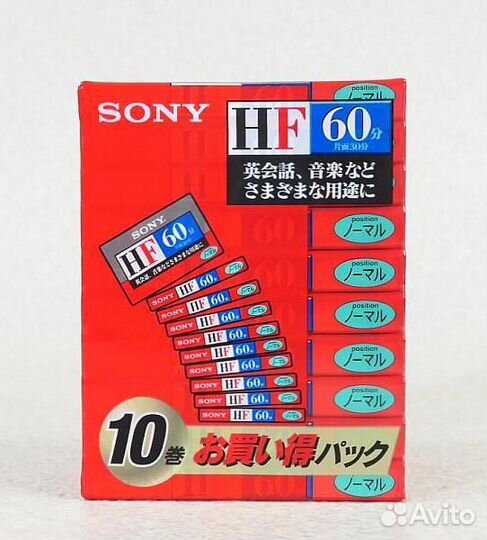 Compact cassette sony 10C-60HFA