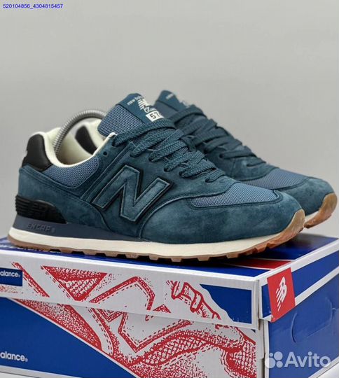 Кроссовки New Balance 574 Blue (Арт.37955)