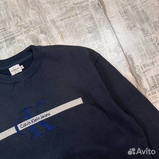 Мужской винтажный свитшот Calvin Klein, оригинал