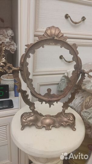 Рама бронзовая для зеркала псише