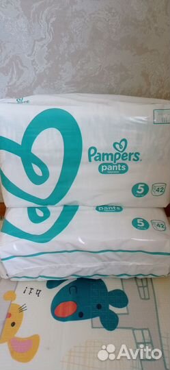 Подгузники трусики pampers 5