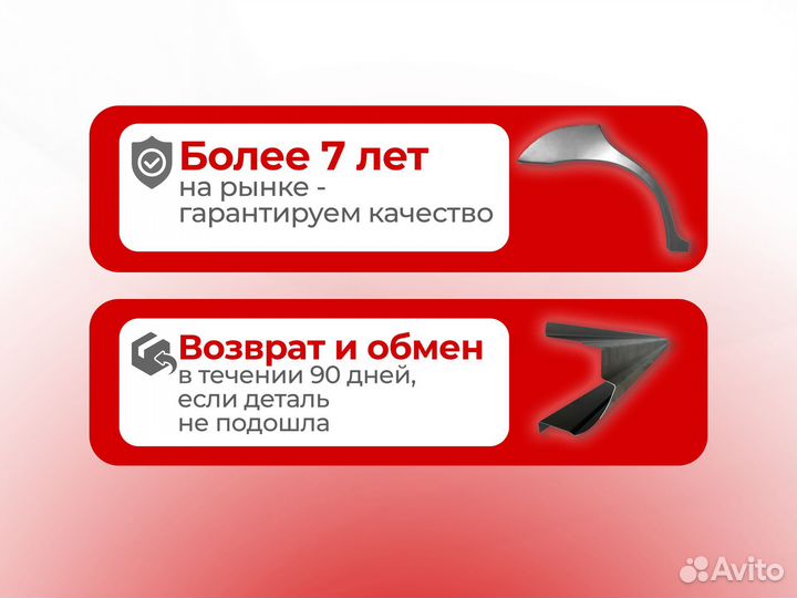 Ремонтные пороги и арки для Ford Бутово Южное
