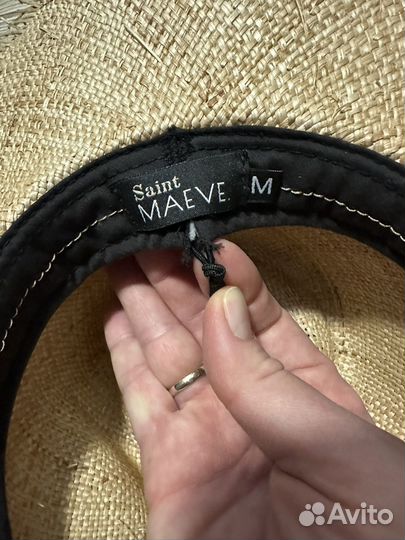 Шляпа женская соломенная