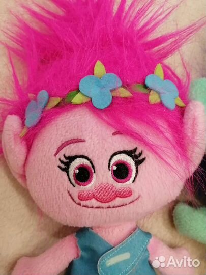 Игрушки Тролли Розочка и Цветан Trolls