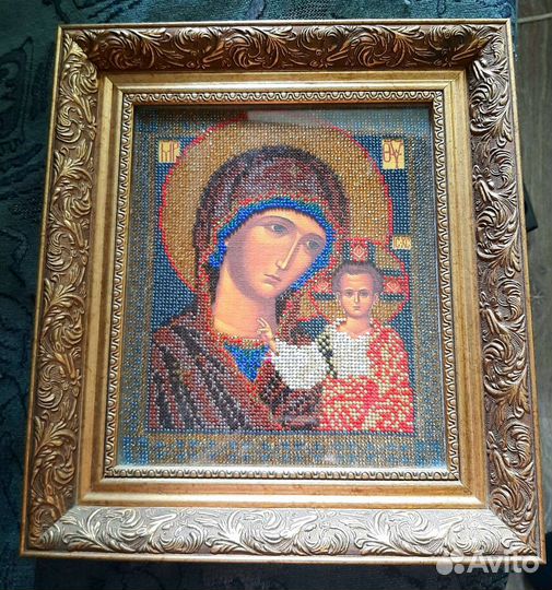 Икона из бисера