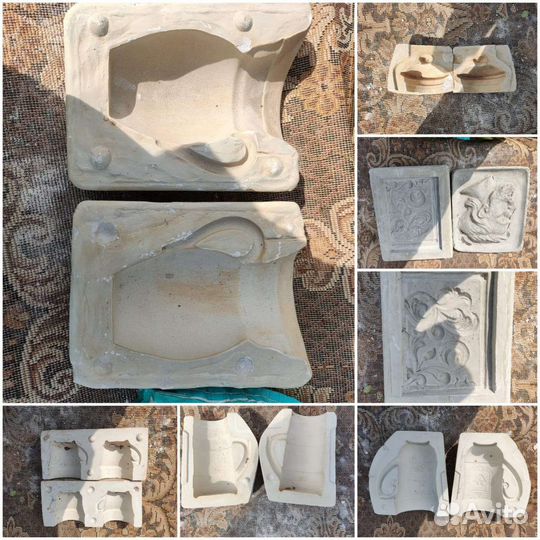 Гипсовые формы для литья фарфора, стекла