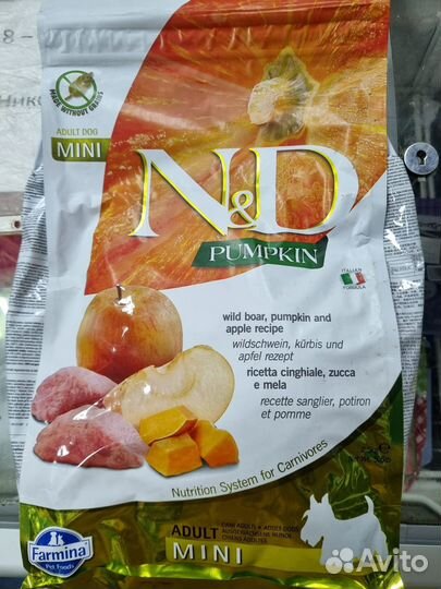 Сухой корм для собак Farmina с ягненком 2,5кг