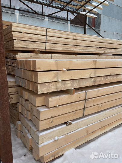 Брус обрезной 100х150х6000мм с доставкой