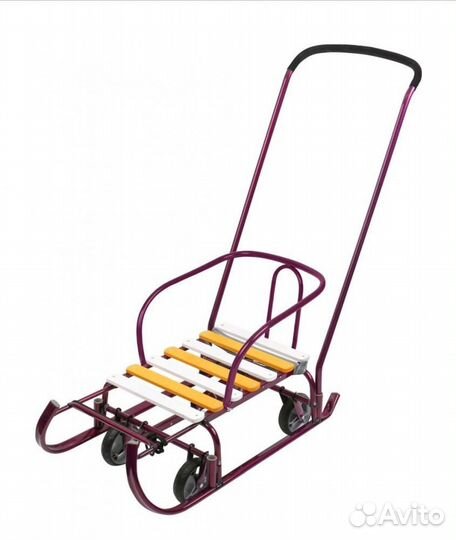 Детские санки с колесами