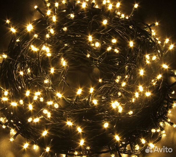 Гирлянда уличная бахрома на фасад