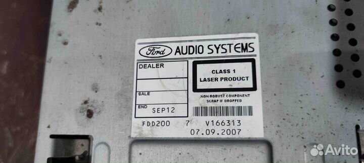 Штатная магнитола Ford Focus 2
