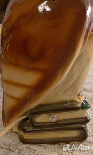 Светильник Сова гдр. Клеймо корона