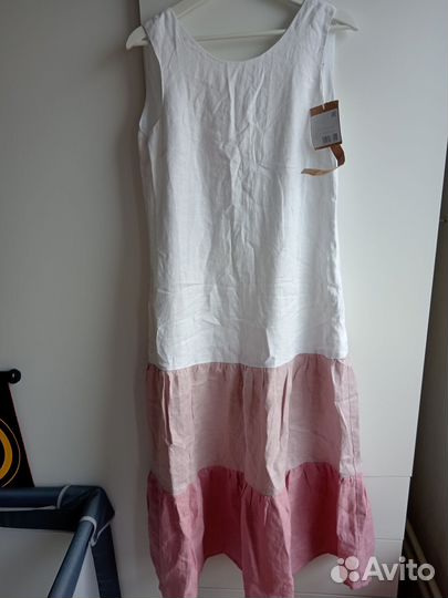 Платье лен 100 % 42 molinialife новое