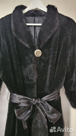 Шуба женская натуральная мутоновая