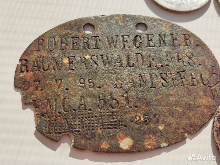 Смертные жетоны 1 мировая