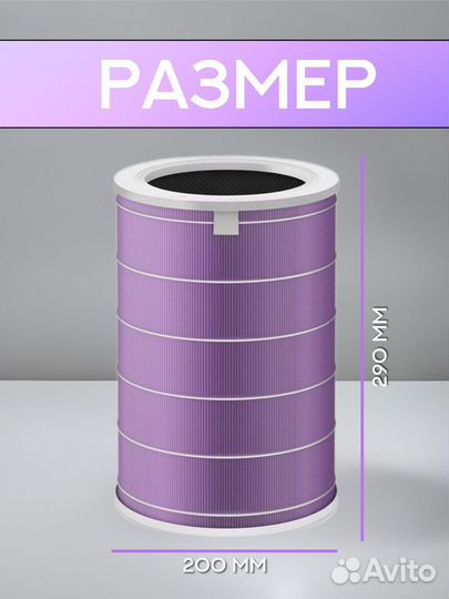 Фильтр для очистителя воздуха Xiaomi 2S, 3, 3C, 3H