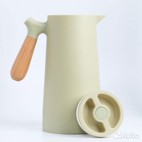 Термос-кофейник 1 л, сохраняет тепло 24 ч, 24.5 х