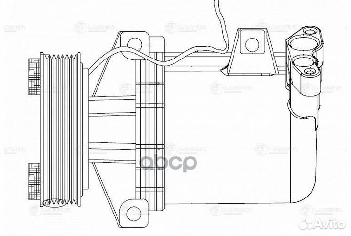 Компрессор кондиц. для а/м Renault Duster