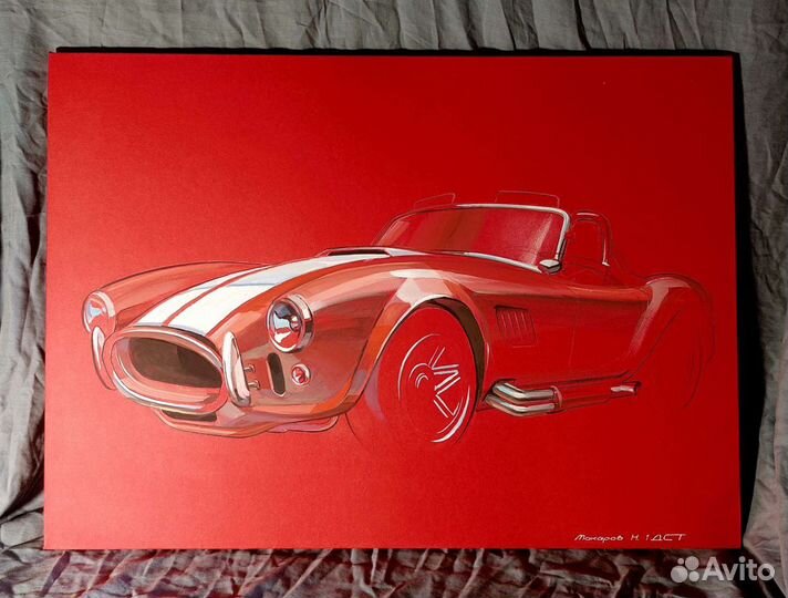 Картина автомобиля Shelby Cobra 427