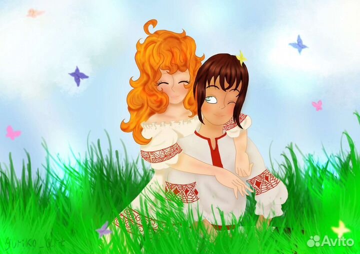 Арт за деньги, аниме рисунки