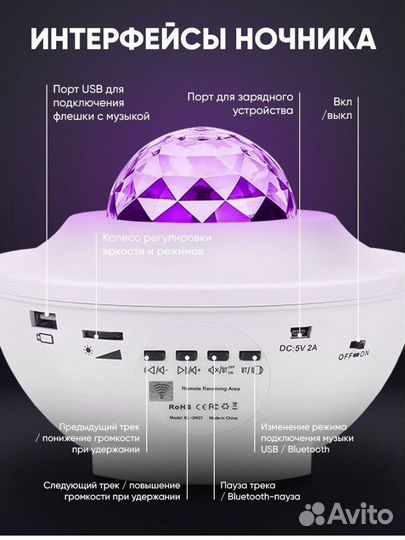 Ночник колонка