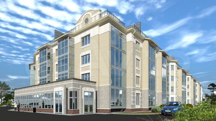 2-к. квартира, 56,7 м², 4/4 эт.