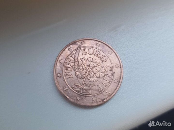 Монеты, 5 с дефектом аверса, 1