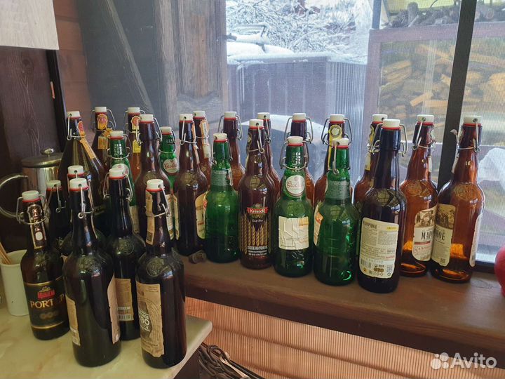 Бутылки бугельные разный объем