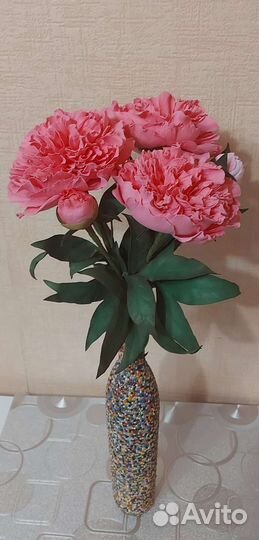 Пионы из фоамирана