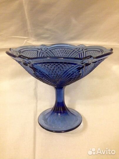 Ваза интерьерная кобальт