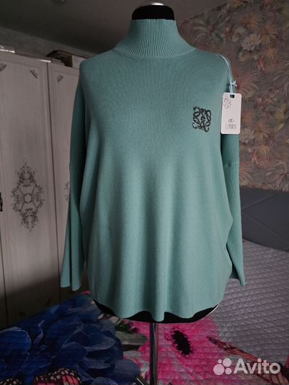 Свитер женский, в составе кашемир и шерсть