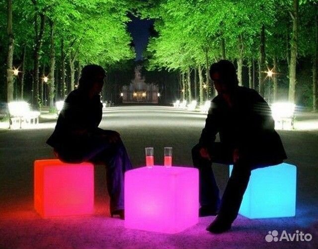 Светодиодные кубы беспроводные аккумуляторные IP68