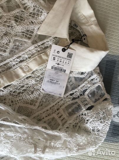 Рубашка zara новая ориг S