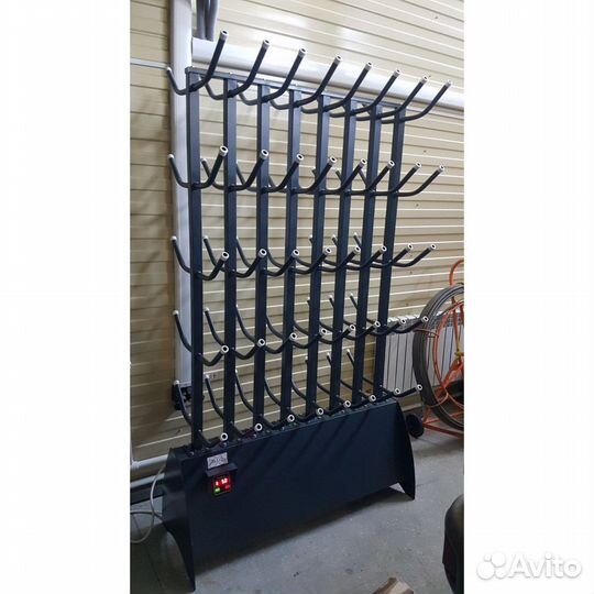 Сушильный стеллаж сл1 - Стандарт для обуви, двухсторонний 220х125х51см slsd-48