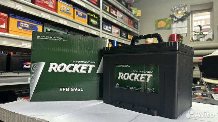 Аккумулятор Rocket EFB 70 Ач обр 680 А